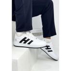 Erkek Ortopedik Taban Sneaker Günlük Spor Ayakkabı 037-E 037-E - Siyah - Beyaz