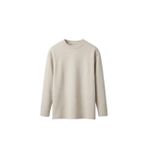 Erkek Oversize Basic Uzun Kollu Sweatshirt Bej