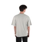 Erkek Oversize Bisiklet Yaka T-shirt KUM GRİ XL