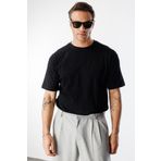 Erkek Oversize Fit %100 Organik Pamuk Bisiklet Yaka Tişört OVERSIZE-ERKEK-T-SHIRT