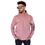 Erkek Oversize Kapüşonlu Sweatshirt 6738 BGL-ST02311 PUDRA XL