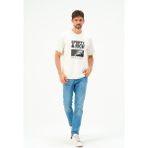 Erkek Oversize Pamuk Tişört T-Shirt - 0 Siyah - L