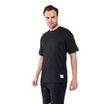 Erkek Oversize Şort T-shirt Takım Siyah-S