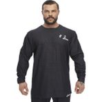 Erkek Oversize Sweatshirt Big Sam 4739 - 3XL - Siyah