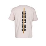 Erkek Oversize Tişört Bej Sırt Baskılı Bisiklet Yaka%100 Pamuk Slim Fit Baskılı T-shirt NCS JEANS 1190 BEJ M