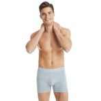 Erkek Pamuk Elastan Boxer Tender Cotton 9233 - Gri Melanj