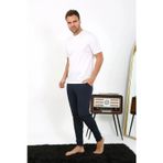 Erkek Pamuk Tek Alt Pijama Lacivert