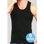 Erkek Pamuklu Atlet 6 Adet