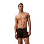 Erkek Pamuklu Slim Fit Beli Elastik Bantlı 3'lü Siyah Boxer LV00NB4537-UB1
