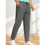 Erkek Pantolon Beli Lastikli Jogger Pantolon Cepli Fit Pantolon ERKEK-JOGGER Füme