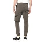 Erkek Paraşüt Kumaş Kargo Cepli Paçası Lastikli Spor Jogger Pantolon HAKİ XL