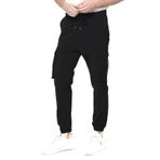 Erkek Paraşüt Kumaş Kargo Cepli Paçası Lastikli Spor Jogger Pantolon