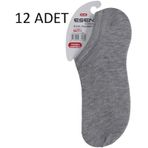 Erkek Patik Çorap 12 Li Paket fume