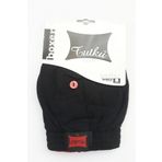 Erkek Penye Düğmeli Boxer Siyah Renk 6'lı Paket %100 Pamuk