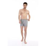 Erkek Penye Gri Boxer 805