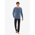 Erkek Pijama Takımı 40781 - Mavi