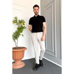 Erkek Pike Slimfit Pantolon - Taş - 32