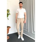 Erkek Pike Slimfit Pantolon - Vizon - 30