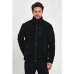 Erkek Polar Tam Fermuarlı 3 Cepli Outdoor Polar Ceket Tactical Flecee Polar-Gns - Siyah - 2XL - Bulunmuyor