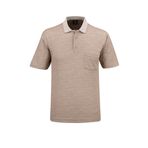 Erkek Polo Yaka Cepli Klasik Kalıp Tişört - 5114 (BEJ, M)