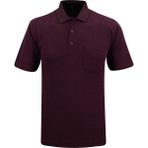 Erkek Polo Yaka Cepli Klasik Kalıp Tişört - 5116 - Bordo