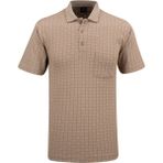 Erkek Polo Yaka Cepli Klasik Kalıp Tişört - 5117 (BEJ, XL)