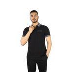 Erkek Polo Yaka Kısa Kollu Fermuar Detaylı Beyaz Polo Yaka T-Shirt 78GAGT02CJ01T-003