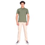 Erkek Polo Yaka Tişört Açık Haki%100 Pamuk Slim Fit POLO T-SHİRT NCS JEANS 1055 HAKİ 3XL