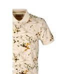 Erkek Polo Yaka Tişört Desenli Bej%100 Pamuk Slim Fit T-shirt NCS JEANS 1191 BEJ 3XL