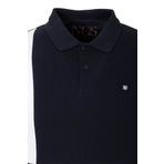 Erkek Polo Yaka Tişört Lacivert%100 Pamuk Slim Fit Ribanalı Kol Garnili T-shirt NCS JEANS 1165 LACİVERT L