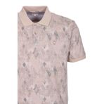 Erkek Polo Yaka Tişört Vizon Slim Fit Ribanalı Kol Pamuklu Baskılı T-shirt NCS JEANS 1251 VİZON 3XL