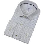 Erkek Puantiyeli Slim Fitt Uzun Kol Gömlek 2403 BGL-ST04376