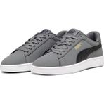 Erkek Puma Smash 3.0 Buck Gri Sneaker Süet Üst Yapı ve Kaymaz Kauçuk Taban ile Konforlu