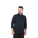 Erkek Regular Fit Balıkçı Yaka Uzun Kollu Lacivert Sweatshirt LACİVERT-2XL