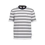 Erkek Regular Fit Bisiklet Yaka Marka Logolu Siyah-Ekru T-Shirt 50520298-405