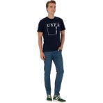 Erkek Regular Fit Bisiklet Yaka Tişört - Lacivert - XL