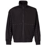 Erkek Regular Fit Dik Yaka Fermuarlı Uzun Kollu Siyah Ceket 78GASD11CQ04D-899