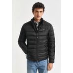 Erkek Regular Fit Dik Yaka Kaz Tüyü Mont - Siyah - Black
