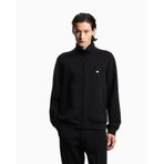 Erkek Regular Fit Dik Yaka Uzun Kollu Siyah Sweatshirt EM004536 AF10013-UC001