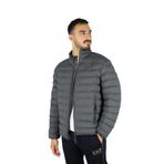 Erkek Regular Fit Fermuar Kapamalı Dik Yaka Uzun Kollu Gri Mont 7M000684 AF15953-U8117