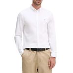 Erkek Regular Fit Gömlek Yaka Uzun Kollu Beyaz Gömlek MW0MW41059-YBR
