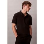 Erkek Regular Fit Interlok Pamuklu Polo T-Shirt - Siyah - XS
