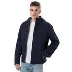 Erkek Regular Fit Kapüşonlu Yaka Uzun Kollu Lacivert Mont 50564188-404