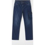 Erkek Regular Fit Kargo Cepli Jean Pantolon