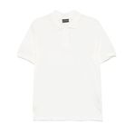 Erkek Regular Fit Kartal İşlemeli%100 Pamuklu Kısa Kollu Beyaz Polo Yaka T-Shirt EM000850 AF12955-U0003