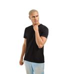 Erkek Regular Fit Kısa Kol Siyah T-Shirt C0T1N5 SİYAH L