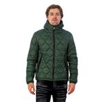 Erkek Regular Fit Kışlık Çok Cepli Fermuarlı Kapitone Şişme Mont YEŞİL L