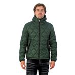 Erkek Regular Fit Kışlık Çok Cepli Fermuarlı Kapitone Şişme Mont YEŞİL XL