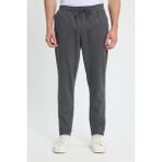Erkek Regular Fit Klasik Kesim Beli Lastikli Bağcıklı Koyu Gri Jogger Pantolon