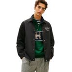 Erkek Regular Fit Logo Detaylı Uzun Kollu Siyah Ceket MW0MW41871-BDS
